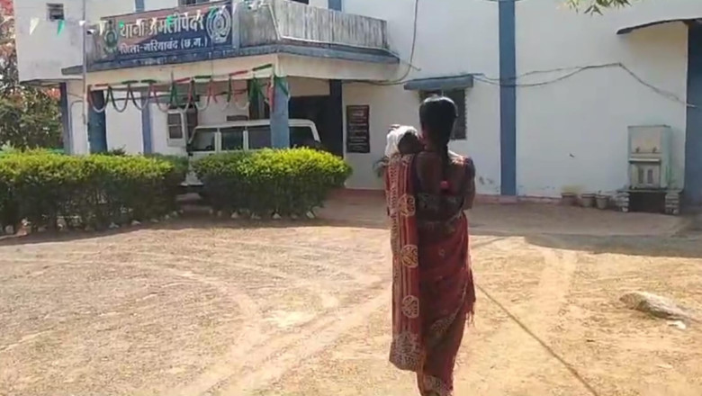 9 माह के दूध मूहे बच्चे को लेकर पुलिस थाने पहुंची मां... पति पर लगाया ये आरोप