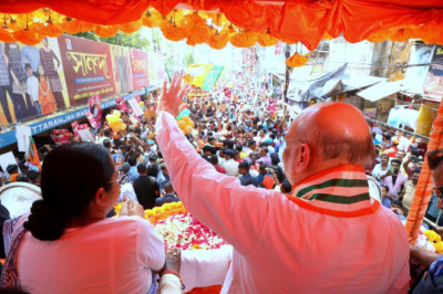 घुसपैठियों को बसाने का लगाया आरोप शाह ने बंगाल में 30-35 सीटें जीतने का दावा किया.....