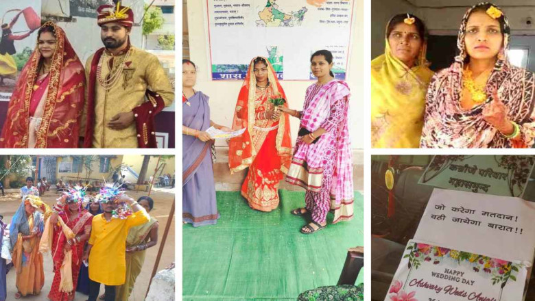 पहले मतदान फिर अन्य काम : कहीं हल्दी तो कहीं मेहंदी वाले हाथों में लगी लोकतंत्र की स्याही, इधर दूल्हे ने बारातियों से रखी अनोखी शर्त