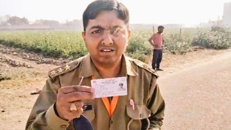 शक होने पर पुलिस ने पकड़ा,चुनाव में पोलिंग बूथ चेक करने निकला फर्जी CBI अफसर...