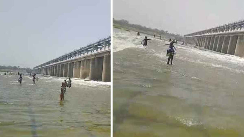 महानदी बैराज के गेट खोले, नहाने गए कई लोगों के बाइक-मोबाइल बह गए, एक युवक भी नदी में बह गया...