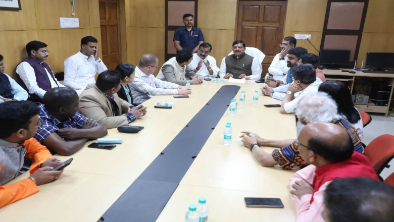 मुख्यमंत्री डॉ मोहन यादव से 6 देशों के प्रतिनिधिमंडल ने मुलाकात की...