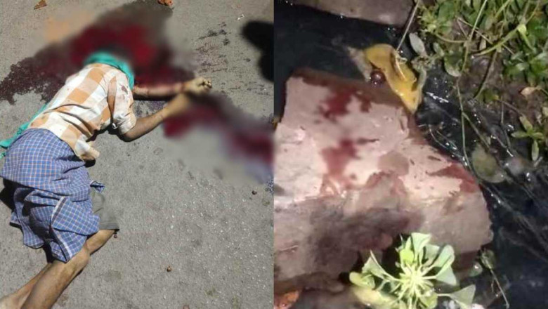 पत्थर से कुचलकर शख्स की बेरहमी से हत्या, इलाके में फैली सनसनी, पुलिस हिरासत में एक संदिग्ध...