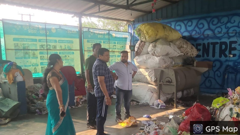 आयुक्त ने किया धमधा नाका मणि कंचन केंद्र का निरीक्षण, कचरों के निष्पादन प्रक्रिया में तेजी लाने दिए निर्देश: