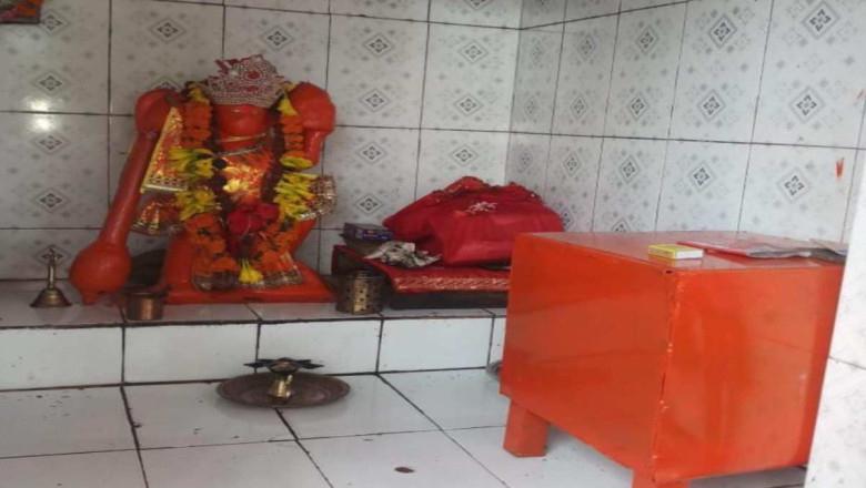 फिल्मी स्टाइल में रायपुर के हनुमान मंदिर से दानपेटी चोरी...