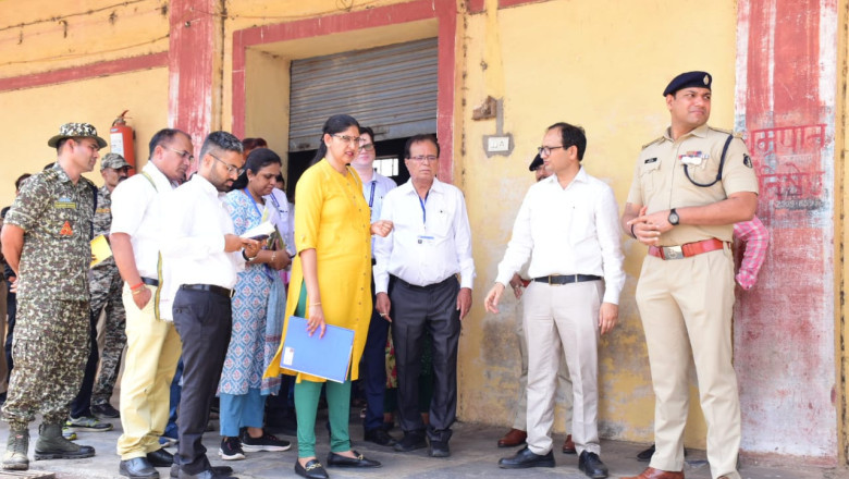 मुख्य निर्वाचन पदाधिकारी ने स्ट्रांग रूम एवं मतगणना कक्ष का किया निरीक्षण