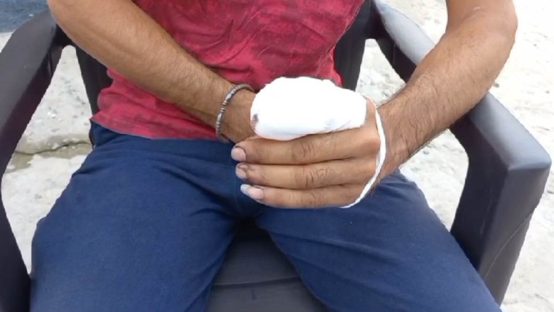 भाजपा का जबरा फैन, बीजेपी की जीत पर युवक ने उंगली काटकर देवी को चढ़ा दी...