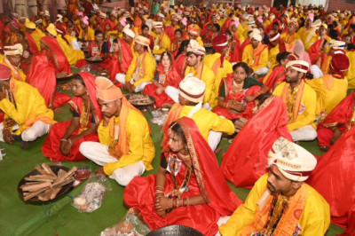 मुख्यमंत्री श्री साय अखिल भारतीय निर्धन दिव्यांग सामूहिक आदर्श विवाह समारोह में शामिल हुए...