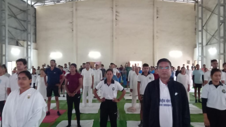 स्वच्छ मन स्वच्छ शहर के उददेश्य को लेकर अंतराष्ट्रीय योग दिवस मनाया गया,