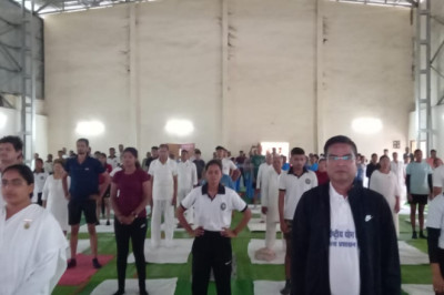 स्वच्छ मन स्वच्छ शहर के उददेश्य को लेकर अंतराष्ट्रीय योग दिवस मनाया गया,