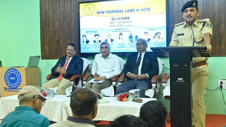 क्रिमिनल लॉ एंड एक्ट“ के तहत आपराधिक विधि अधिनियमों में हुए परिवर्तन पर एक दिवसीय कार्यशाला का हुआ आयोजन...