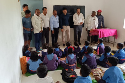 हिराबतर गांव में हुआ फिर से शाला प्रारंभ, बच्चे नियमित स्कूल आयेंगे