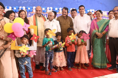 सांसद बघेल के मुख्य आतिथ्य में जिला स्तरीय शाला प्रवेशोत्सव सम्पन्न