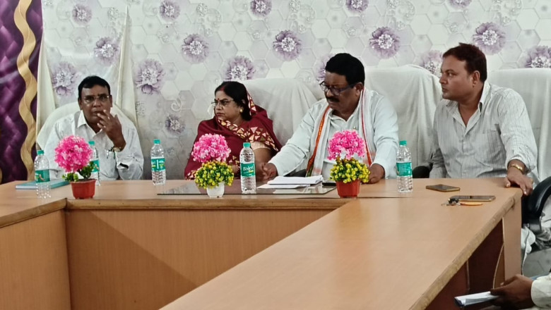 विधायक भोलाराम साहू ने ली समीक्षा बैठक