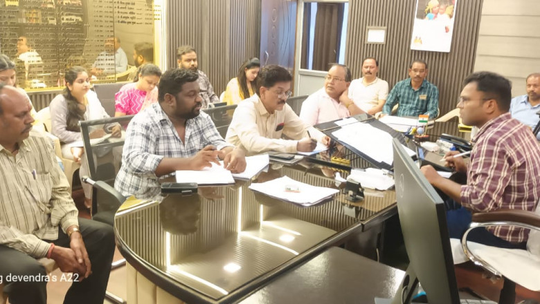 आयुक्त ने की लोककर्म एवं जल विभाग की समीक्षा  भूमिपूजन हुये कार्य तत्काल प्रारंभ करने