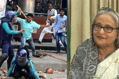 बांग्लादेश में बिगड़े हालात : शेख हसीना ने इस्तीफा देकर मुल्क छोड़ा...