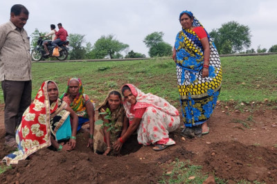 मिशन जल रक्षा के तहत जिले में चल रहा वृक्षारोपण महाभियान