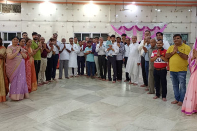 पर्यूषण पर्व के समापन पर त्रिवेणी जैन तीर्थ सेक्टर 6 में की गई सामूहिक क्षमा याचना