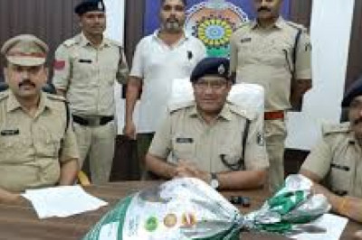 सेक्टर-7 में गांजा तस्करी करने वाले 5 आरोपियों को 5 किलोग्राम गांजा के साथ किया गिरफ्तार