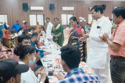 सफाई मित्रों के स्वास्थ्य की जांच,स्वच्छता ही सेवा’ अभियान के तहत सफाई मित्र सुरक्षा शिविर आयोजित: