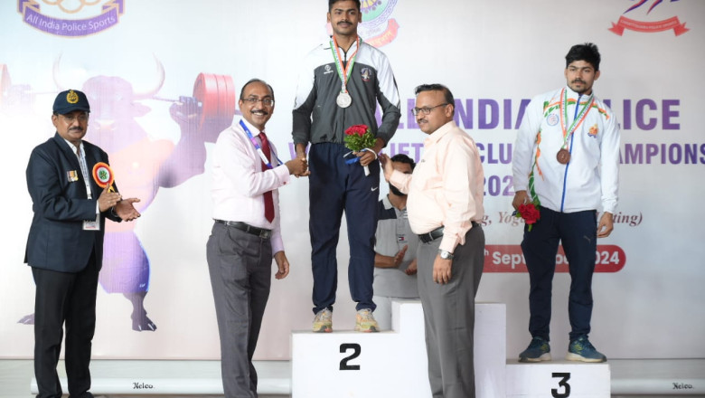 ऑल इंडिया पुलिस वेटलिफ्टिंग क्लस्टर प्रतियोगिता में रिथमिक योग पुरुष में बीएसएफ एवं महिला वर्ग में राजस्थान पुलिस को मिला गोल्ड