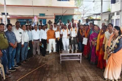 अध्यक्ष घनश्याम दास कुर्रे ने कार्यभार संभाला