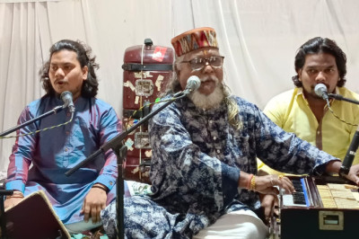 दाऊ मंदराजी की पुण्यतिथि प्रसंग पर कन्हारपुरी में पद्मश्री भारती बंधु का कबीर भजन- गायन आयोजन