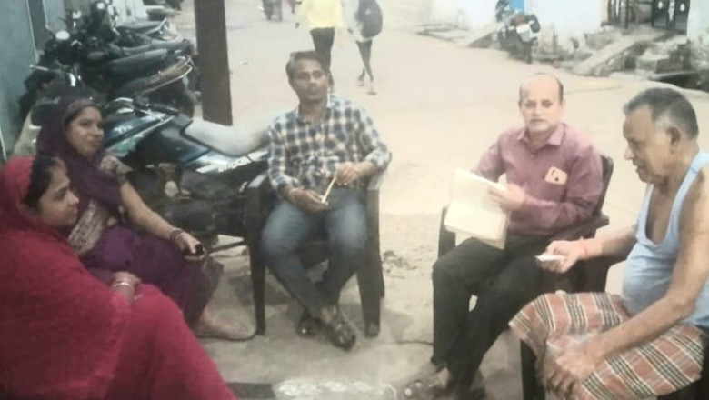 झुग्गी झोपड़ी प्रकोष्ठ शिवनगर में चलाया सदस्यता अभियान -  मनोज निर्वाणी...