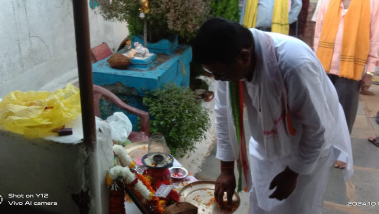 विधायक भोलाराम साहू शोकाकुल परिवार से मिले दी श्रद्धांजलि...