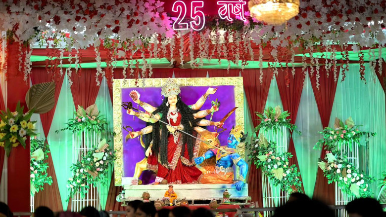 न्यू सिविल लाइन में नवरात्रि पर्व की रजत जयंती की धूम