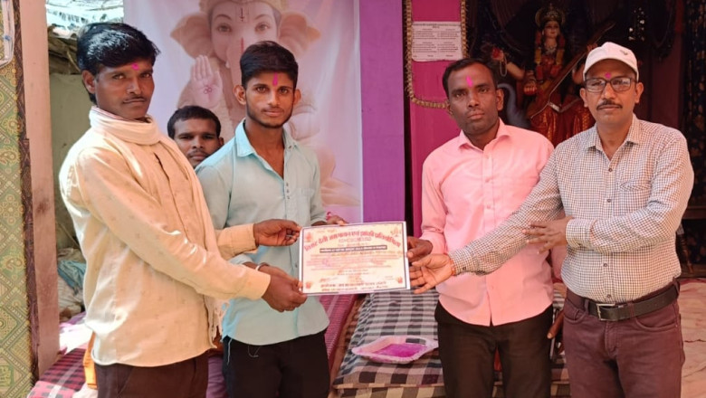 जस झांकी स्पर्धा मे जय सती सवित्री जस झांकी परिवार चिखली,राजनांदगांव प्रथम