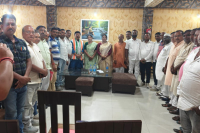 अखिल भारतीय कांग्रेस कमेटी द्वारा नेशनल कोऑर्डिनेटर नित्युक्त होने पर पहुंची झारखंड के बरही विधानसभा - हेमा देशमुख