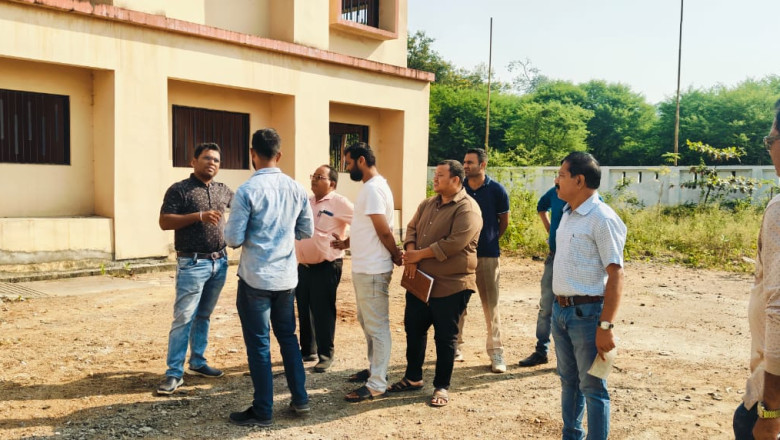 आयुक्त गुप्ता ने किया एजुकेशन हब निर्माण कार्य का निरीक्षण  क्लास रूम तथा हास्टल के कार्य जल्द पूर्ण करने के दिये निर्देश