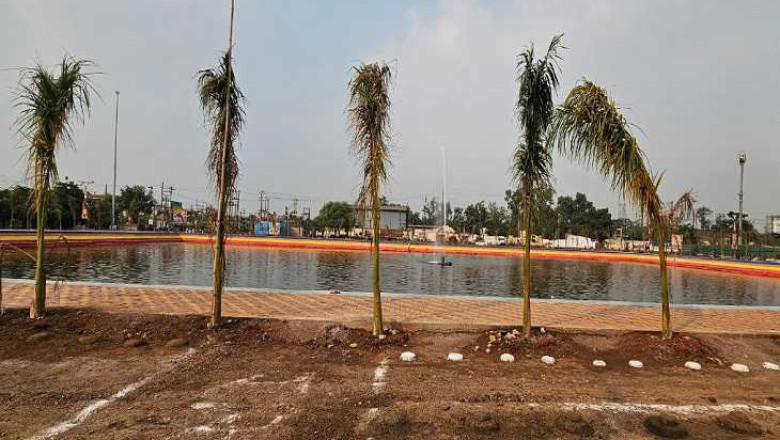 भिलाई के बैकुंठ धाम में तलाब बनकर तैयार धूमधाम से मनाया जाएगा छठ पर्व, तालाब में डाला जाएगा 51 नदियों का जल...