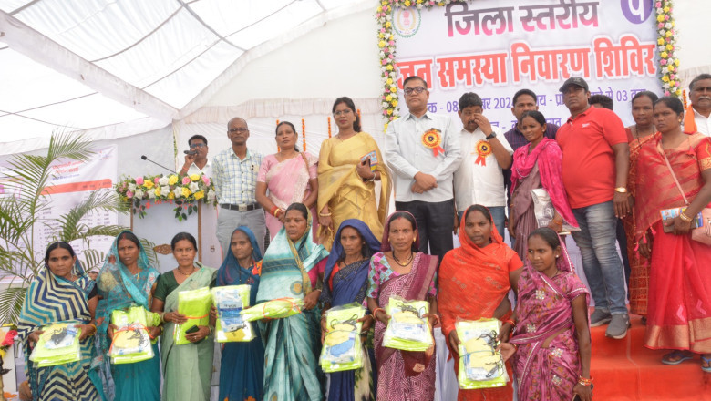 मानपुर के ढब्बा में जिला स्तरीय जन समस्या निवारण शिविर, प्रधानमंत्री आवास मेला व जागो वोटर कार्यक्रम का आयोजन