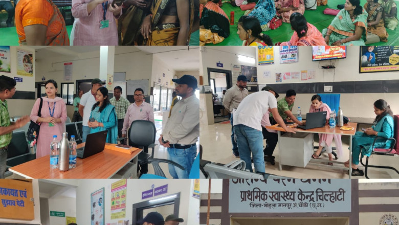 नीति आयोग भारत सरकार नई दिल्ली से  नूपुर गोहरी  यंग प्रोफेशनल ने आकांक्षी विकासखंड अंबागढ़ चौकी में विभिन्न संस्थाओं का किया निरीक्षण