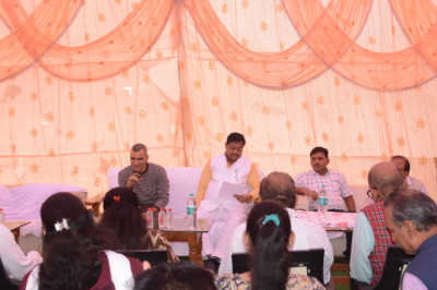 समय के पहले सम्पूर्ण कार्य करने के दिए निर्देश...