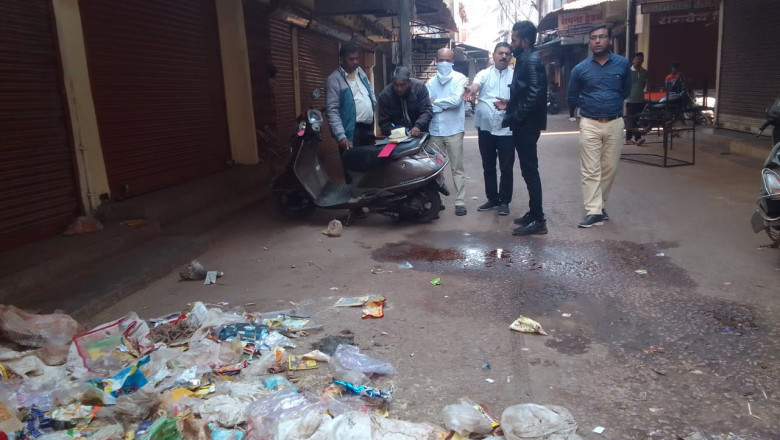 सिंगजयूज प्लास्टिक एवं सड़क पर कचरा फैलाने वालो से 2100 रूपये अर्थदण्ड वसूली...