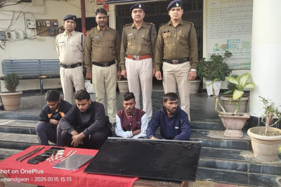 डोंगरगढ़-कालकापारा में हुये 25000 रूपये चोरी का हुआ खुलासा चार अंर्न्तराज्कीय कर डोंगरगढ़ पुलिस के गिरफ्त में