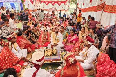 मुख्यमंत्री कन्या विवाह योजना अंतर्गत 265 जोड़े बंधे परिणय सूत्र में...