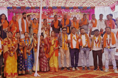 न कोई भूल न कोई चूक हमारा प्रत्याशी कमल का फूल का आव्हान सांसद विजय बघेल ने किया