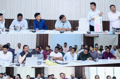 .व्ही.एम मशीनों की कमीशनिंग कार्य का दिया गया प्रशिक्षण....