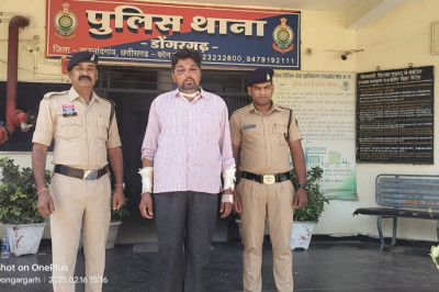 डोंगरगढ़ ग्राम कलकसा का मामला आरोपी पति अपनी पत्नि का हत्या कर खुद को चाकू एवं ईट से किया घायलआरोपी पति को गिरफ्तार कर भेजा गया जेल...