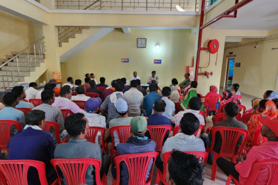 थाना छुरिया पुलिस द्वारा गणमान्य नागरिकों की उपस्थिति में ली गई शांति समिति की बैठक