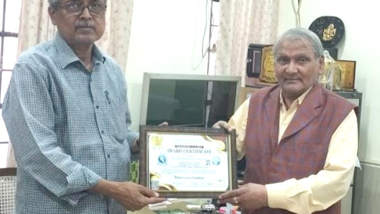 डॉ. द्विवेदी को अंतर्राष्ट्रीय पर्यावरण सम्मान