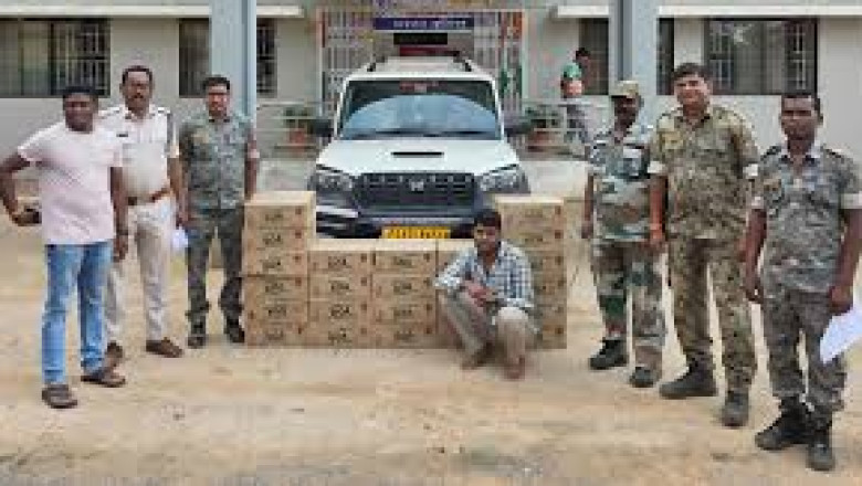 भानपुरी पुलिस ने किया गिरफ्तार अवैध शराब तस्करी के फरार आरोपी को...