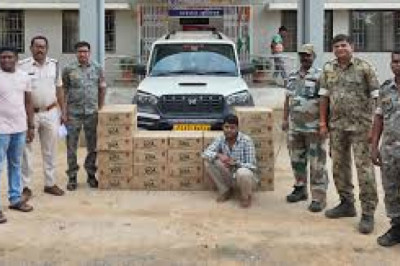 भानपुरी पुलिस ने किया गिरफ्तार अवैध शराब तस्करी के फरार आरोपी को...