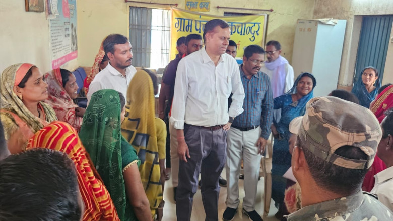 संभागायुक्त ने ग्राम पंचायत कचांदूर का किया निरीक्षण, ग्रामीणों की मांगों और समस्याओं की ली जानकारी...
