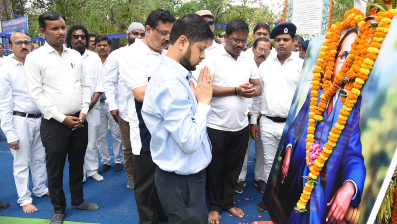कलेक्टर ने डॉ. भीमराव अम्बेडकर की जयंती पर उन्हें किया नमन...