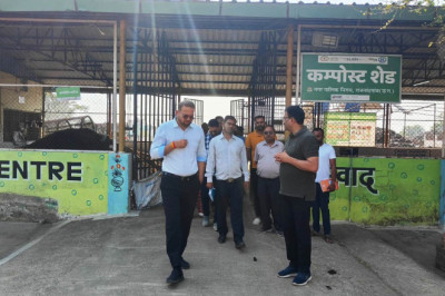 कलेक्टर ने सुबह विभिन्न वार्डों का किया निरीक्षण...